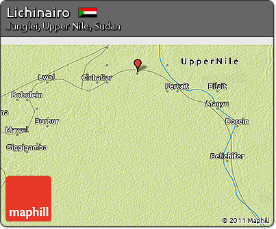 Physical 3D Map of Lichinairo
