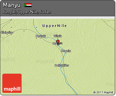 Physical 3D Map of Manyu