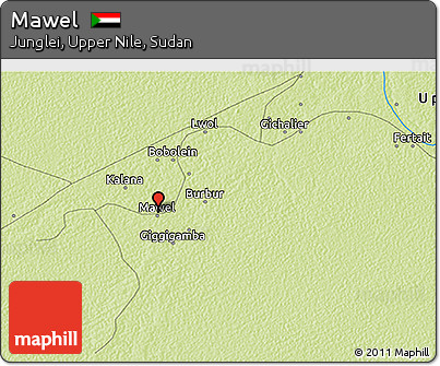 Physical 3D Map of Mawel