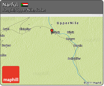 Physical 3D Map of Narful