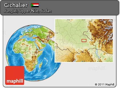 Physical Location Map of Gichalier
