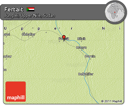 Physical Map of Fertait