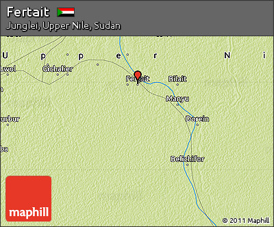 Physical Map of Fertait