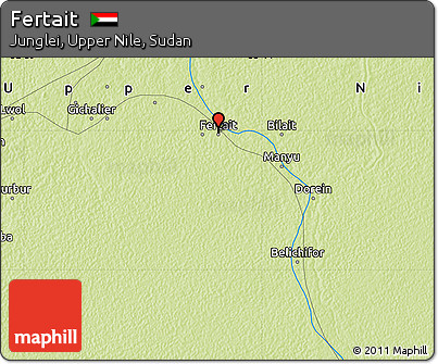 Physical Map of Fertait