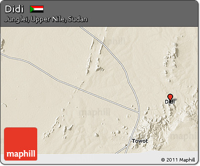 Shaded Relief 3D Map of Didi