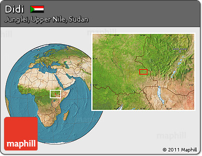 Satellite Location Map of Didi