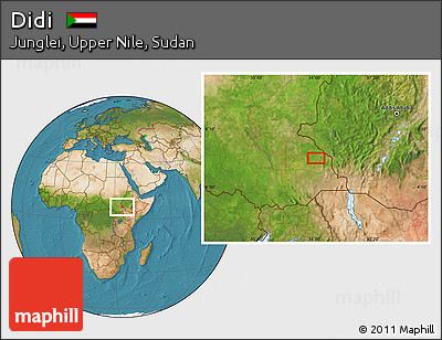Satellite Location Map of Didi