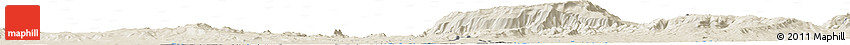 Shaded Relief Horizon Map of Cantiere