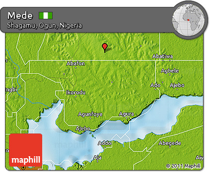 Physical Map of Mede