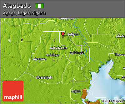 Physical Map of Alagbado