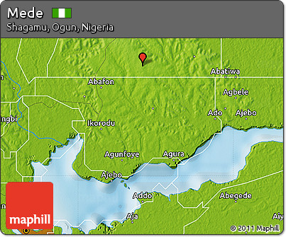 Physical Map of Mede