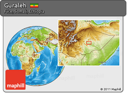 Physical Location Map of Guraleh