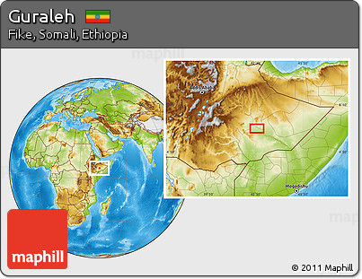 Physical Location Map of Guraleh