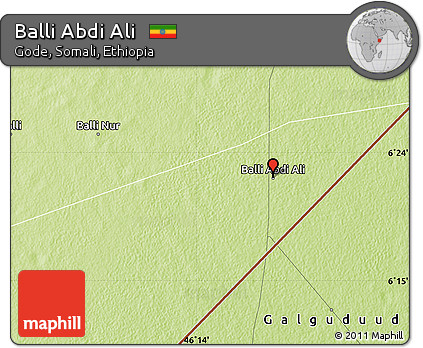 Physical Map of Balli Abdi Ali