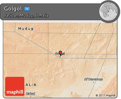 Satellite 3D Map of Golgol