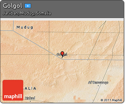 Satellite 3D Map of Golgol