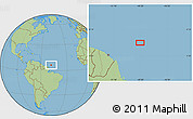 Savanna Style Location Map of the area around 6° 28' 13" N, 48° 22' 30" W