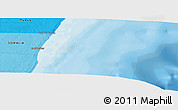 Political Panoramic Map of the area around 6° 28' 13" N, 49° 22' 30" E