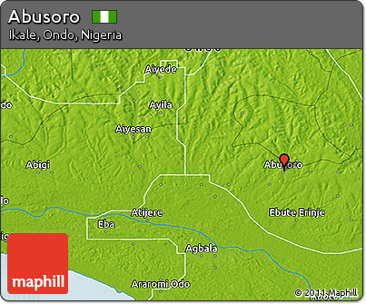 Physical 3D Map of Abusoro