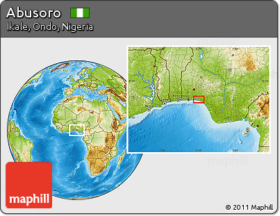 Physical Location Map of Abusoro