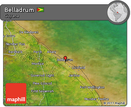 Satellite 3D Map of Belladrum