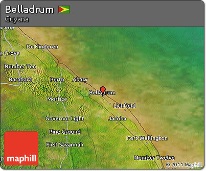 Satellite 3D Map of Belladrum