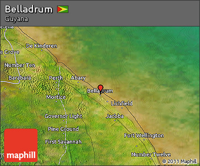 Satellite 3D Map of Belladrum