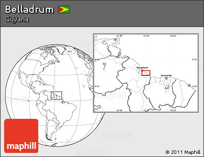 Blank Location Map of Belladrum