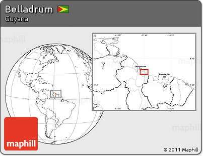 Blank Location Map of Belladrum