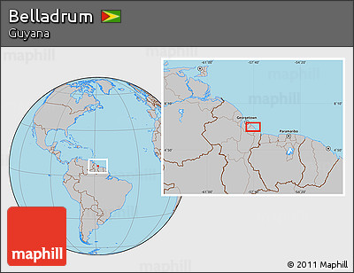 Gray Location Map of Belladrum