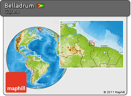 Physical Location Map of Belladrum