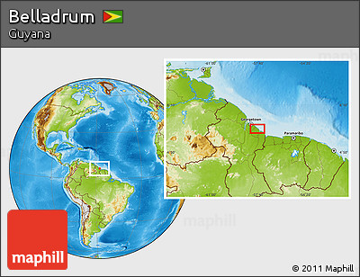 Physical Location Map of Belladrum