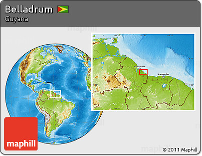 Physical Location Map of Belladrum