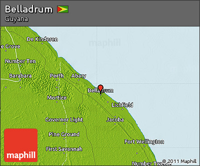 Physical Map of Belladrum