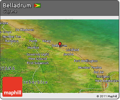 Satellite Panoramic Map of Belladrum