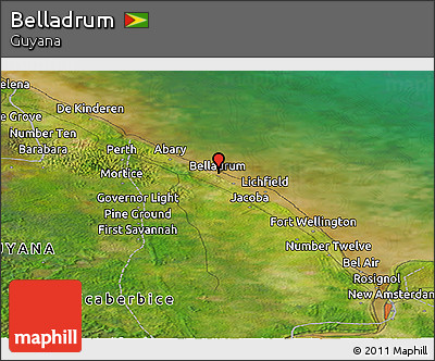 Satellite Panoramic Map of Belladrum