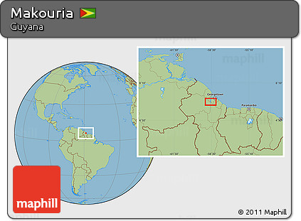 Savanna Style Location Map of Makouria