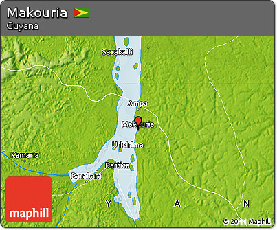 Physical Map of Makouria