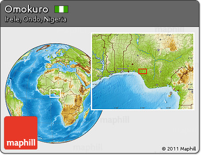 Physical Location Map of Omokuro