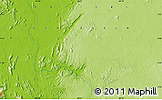 Physical Map of the area around 6° 28' 13" N, 64° 31' 30" W