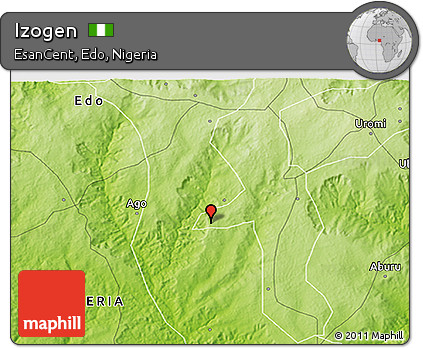 Physical 3D Map of Izogen
