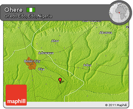Physical 3D Map of Ohere