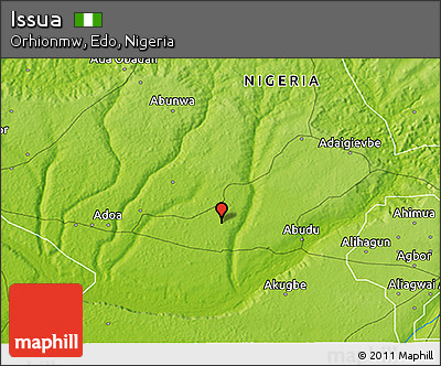 Physical 3D Map of Issua