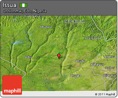 Satellite 3D Map of Issua
