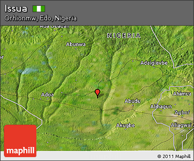 Satellite 3D Map of Issua