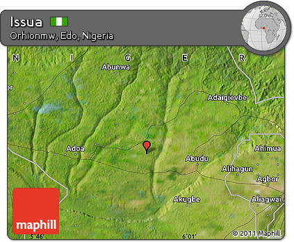 Satellite Map of Issua