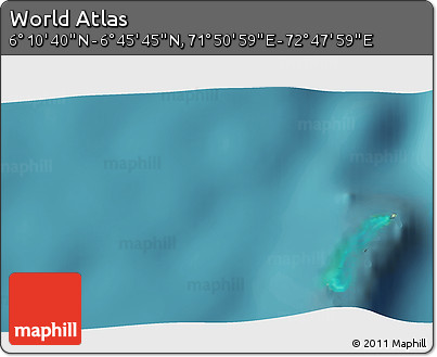 Satellite 3D Map of the Area around 6° 28' 13" N, 72° 19' 29" E