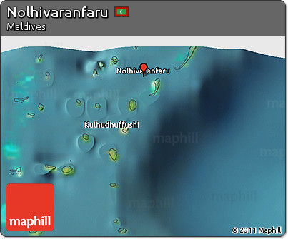Satellite 3D Map of Nolhivaranfaru