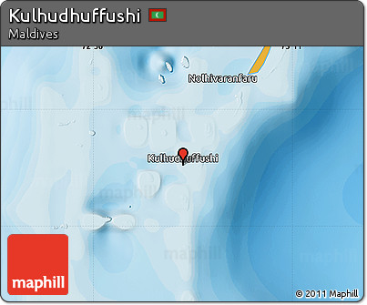 Political Map of Kulhudhuffushi