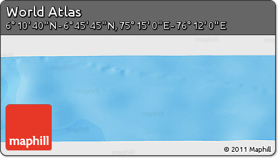 Political Panoramic Map of the Area around 6° 28' 13" N, 75° 43' 29" E